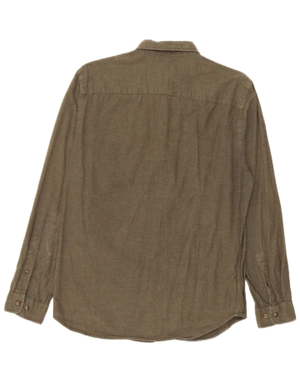 Jack & Jones Chemise Flanelle Homme Kaki Moyen Coton
