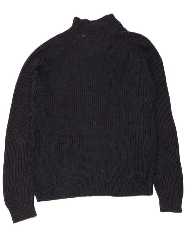 Calvin Klein Cardigan entièrement zippé pour homme en coton bleu marine moyen