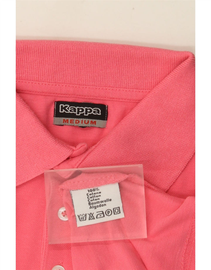KAPPA Polo Homme Rose Moyen Coton
