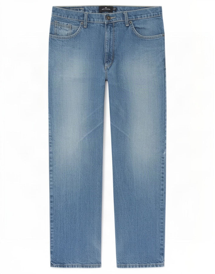 Marks & Spencer Jean droit bleu Harbor homme W34 L31 coton