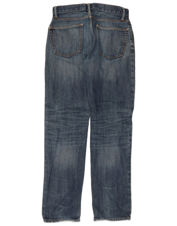 Gap Jean droit vieilli femme W28 L32 bleu coton