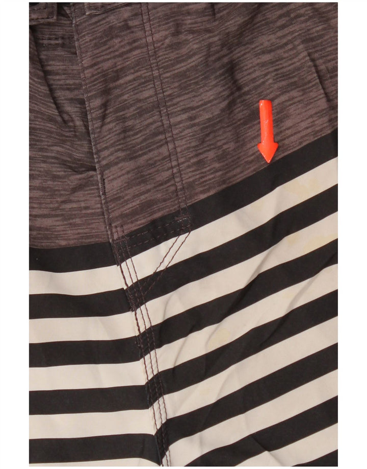 Rip Curl Short de Bain Mirage Homme Gris Moyen Rayé Polyester