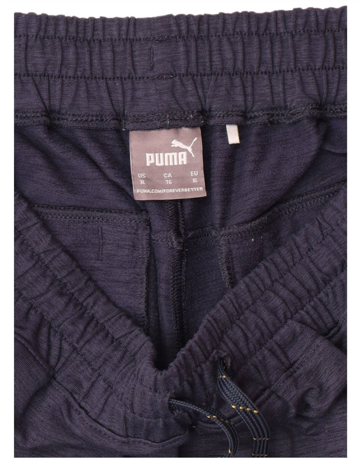 PUMA Short de Sport Homme XL Bleu Marine