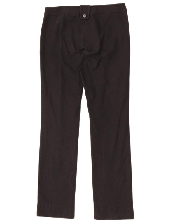 Max & Co. Pantalon de costume droit pour femme UK 8 Small W28 L31 Coton noir