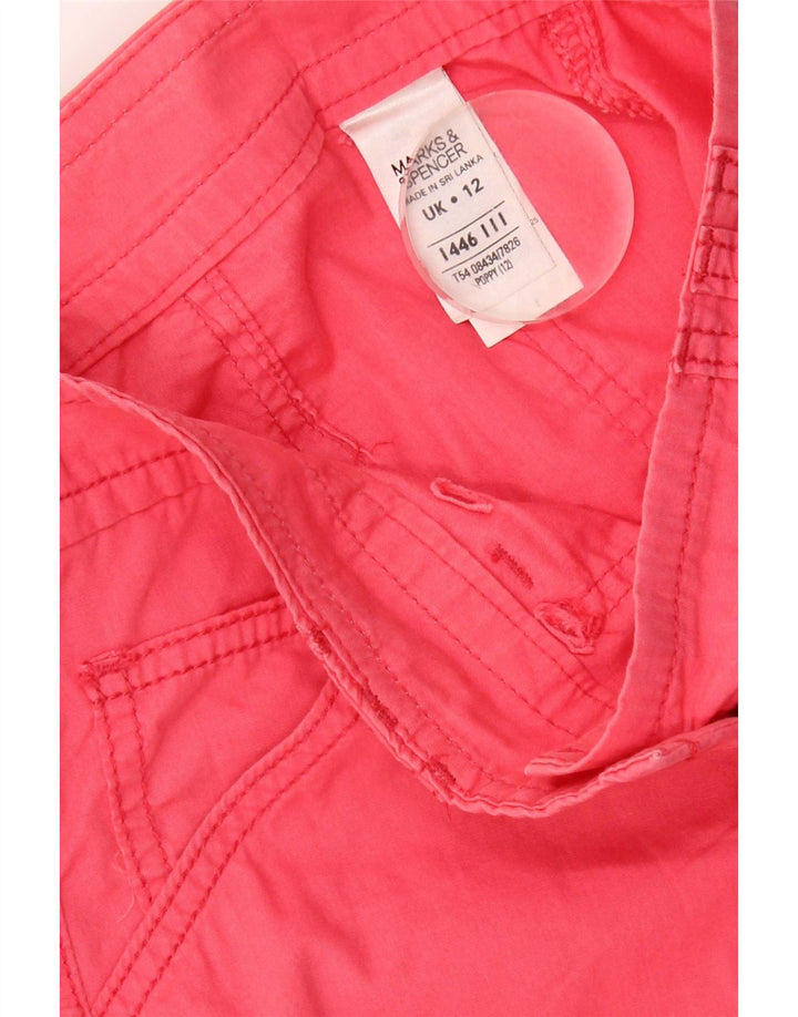 Marks & Spencer Jupe cargo pour femme UK 12 Medium W32 Coton rose