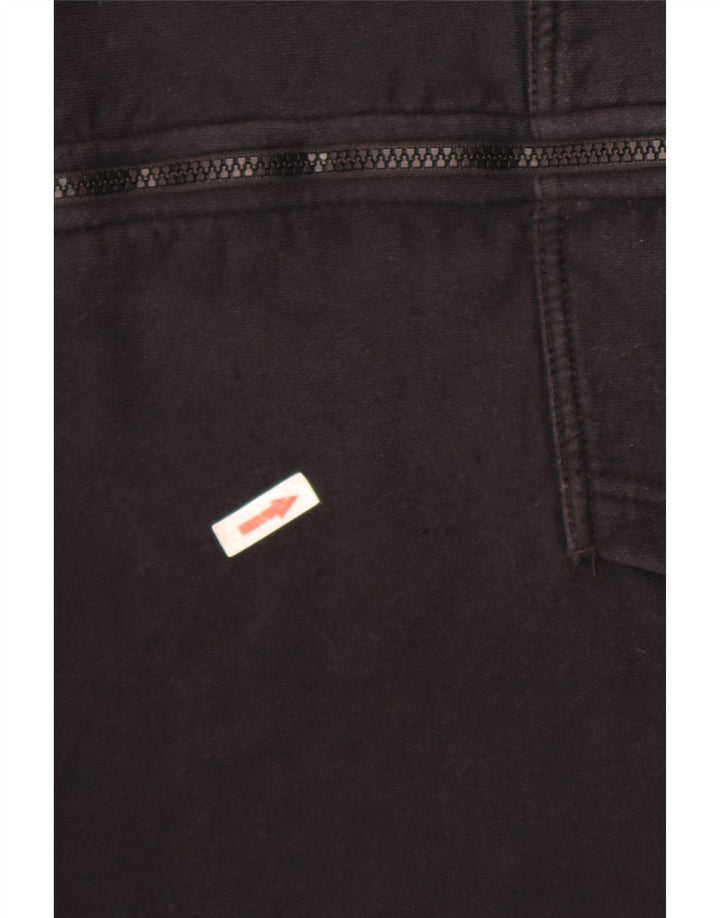Nike Sweat à capuche zippé pour homme en coton noir moyen