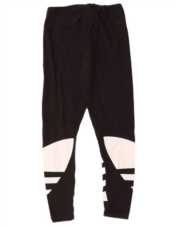 Adidas Leggings graphiques pour femme UK 12 Noir moyen