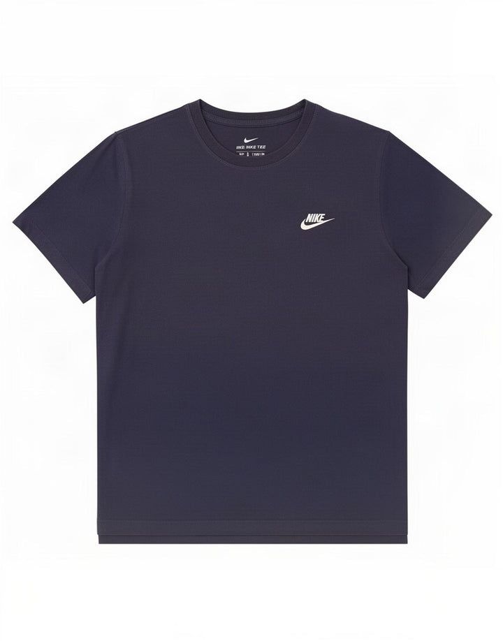 Nike T-Shirt Homme Bleu Marine Moyen Coton