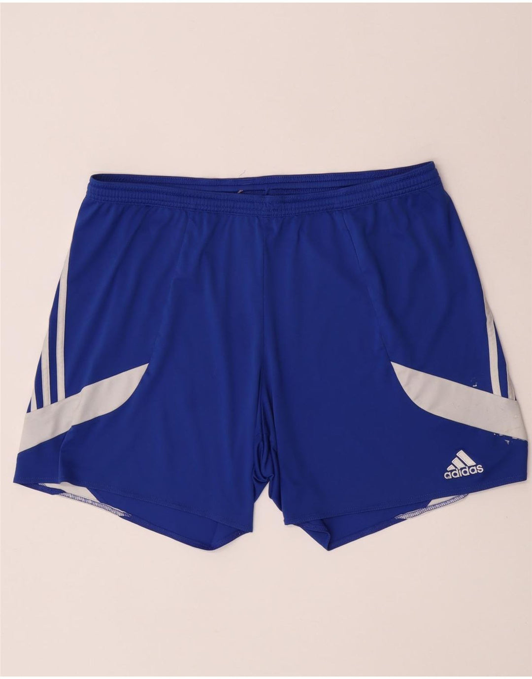 Adidas Short de sport pour homme XL Bleu Colorblock Polyester