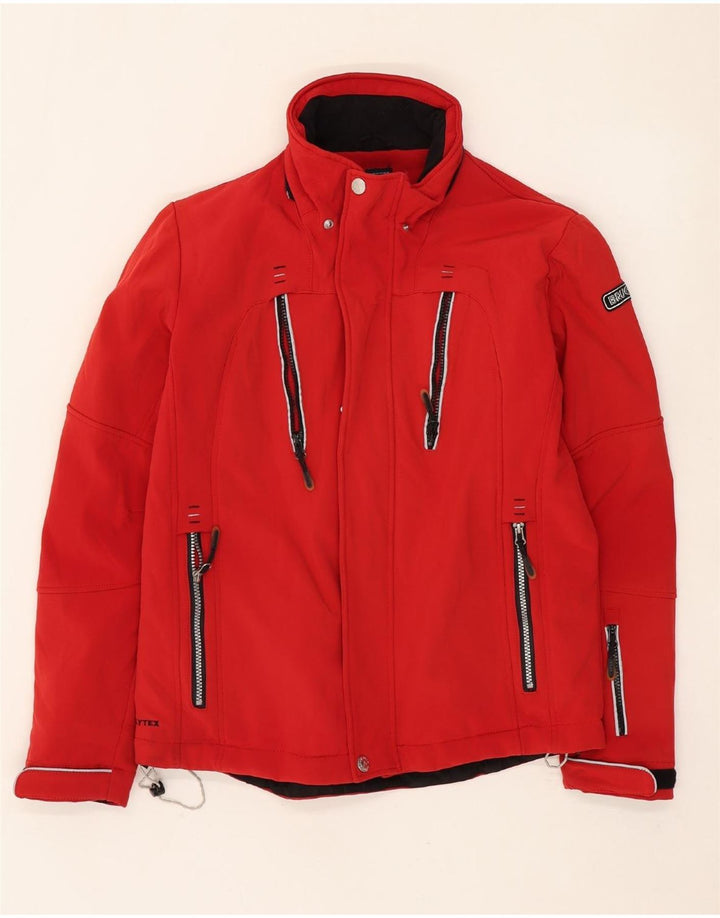 BRUGI Veste coupe-vent pour homme UK 38 Rouge moyen Polyester