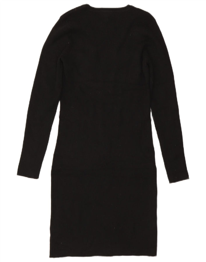 Lipsy Femme Robe Pull UK 42 Medium Noir Polyamide
