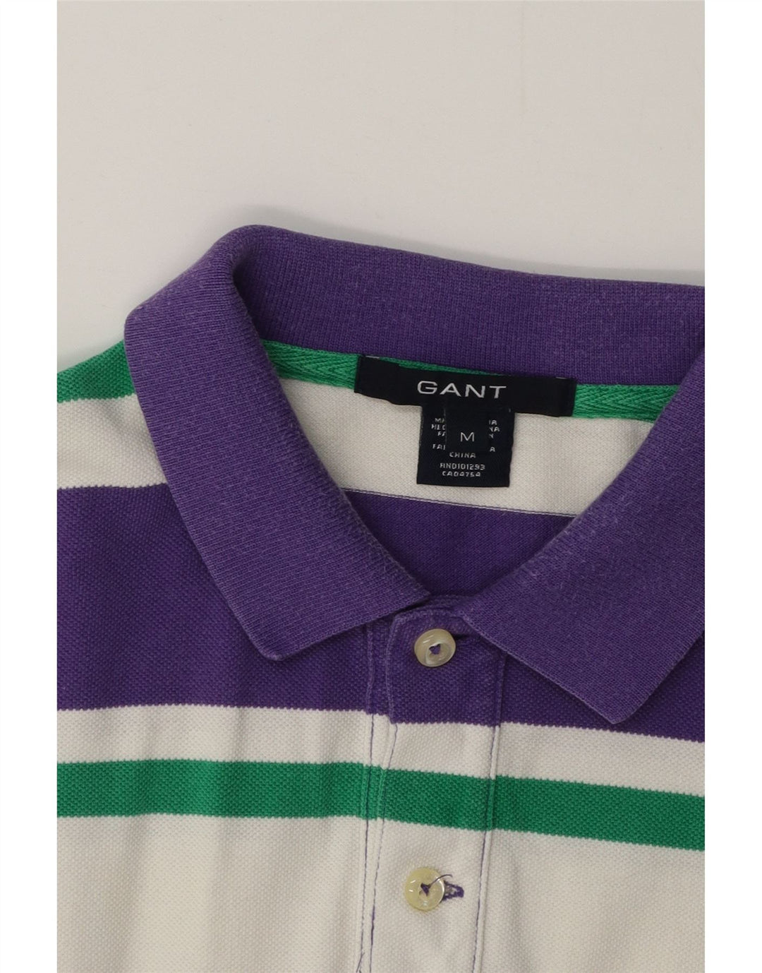 GANT Polo Rugby Homme Medium Multicolore Rayé Coton
