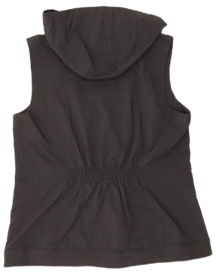 Columbia Veste de survêtement à capuche pour femme UK 14 Large Noir Polyester