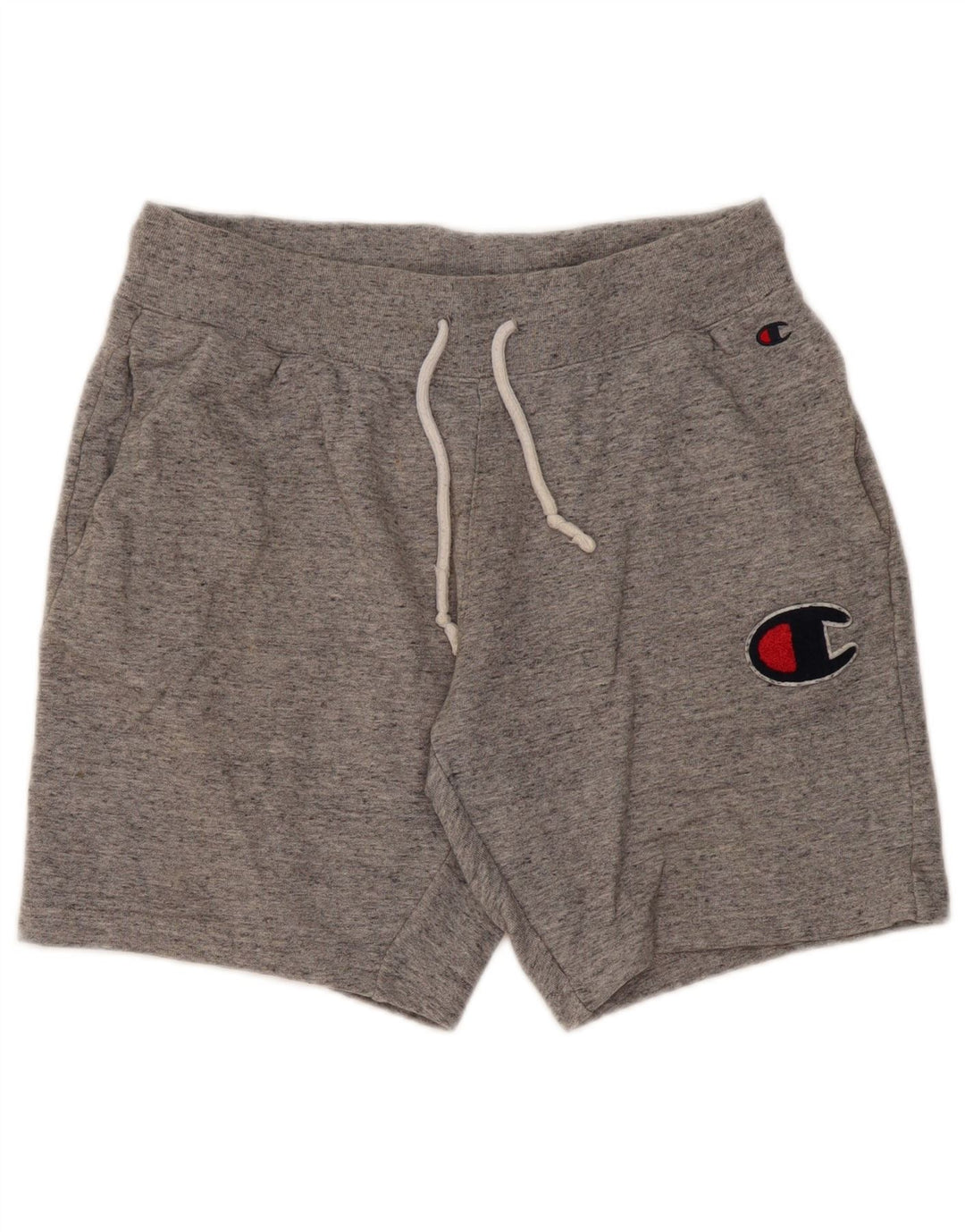 Champion Short de Sport Homme Gris Moyen Chiné Coton