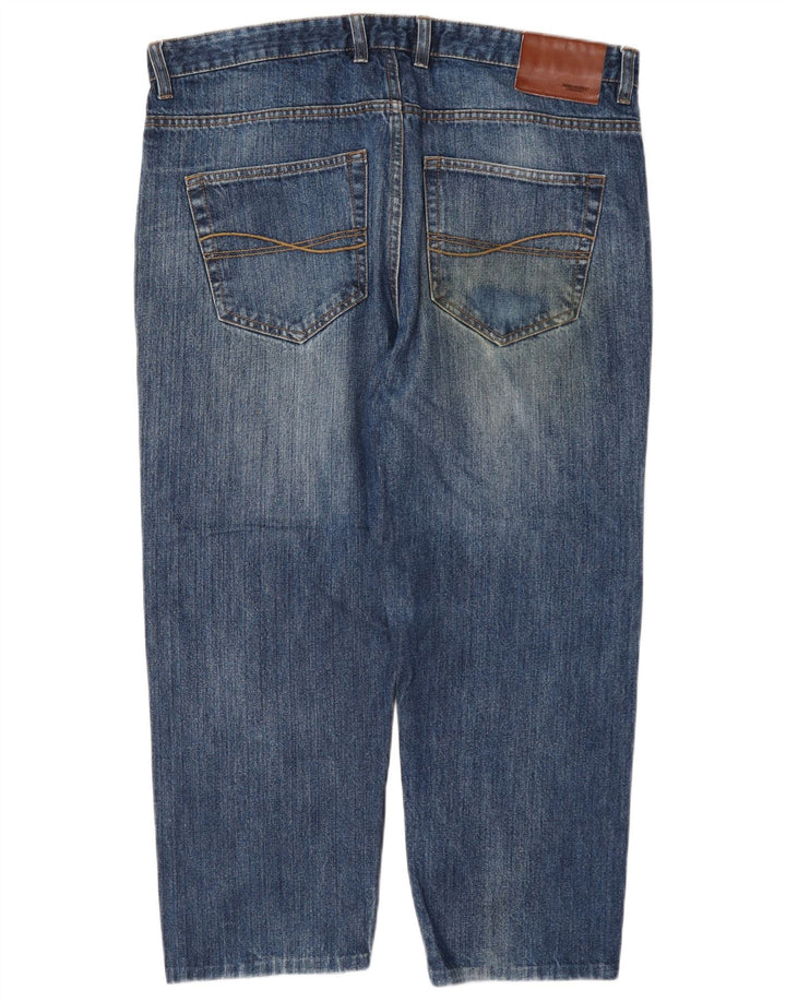 James Pringle Jean court homme W36 L26 bleu coton