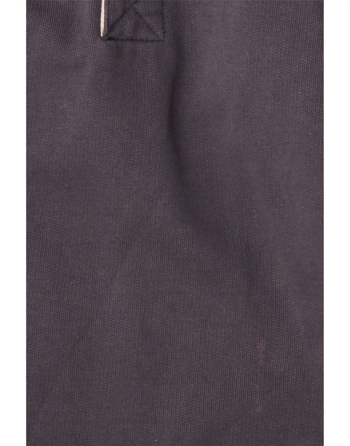 FAT FACE Polo à Manches Longues Homme XL Bleu Marine Coton