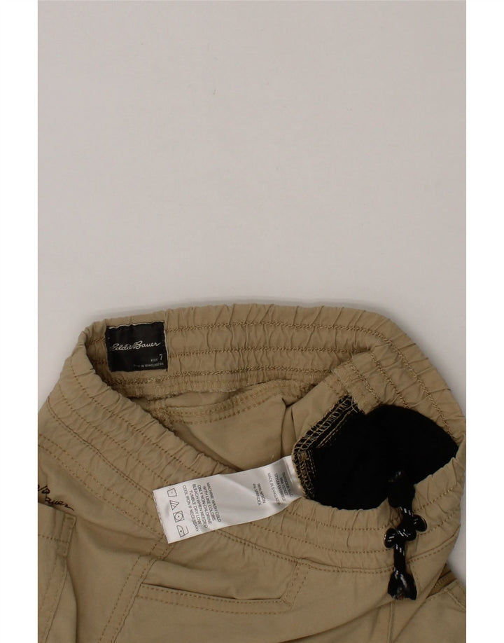 EDDIE BAUER Boys Cargo Shorts 6-7 Years W20 Beige Nylon Vintage Eddie Bauer and Second-Hand Eddie Bauer from Messina Hembry 