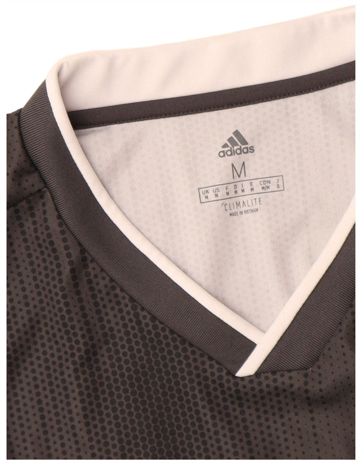 Adidas T-Shirt Climalite Homme Gris Moyen à Pois