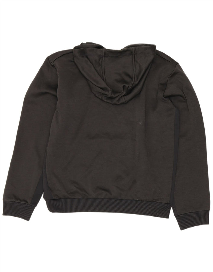 Adidas Pull à capuche graphique pour homme Noir moyen Polyester