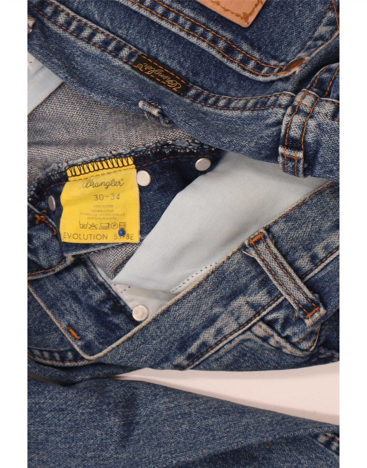Wrangler Jean Droit Evolution W30 L31 Homme Bleu Coton