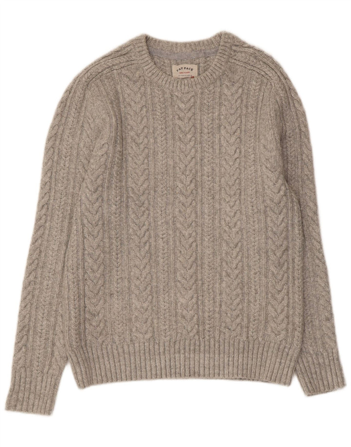 Fat Face Pull ras du cou pour femme UK 14 Large Gris