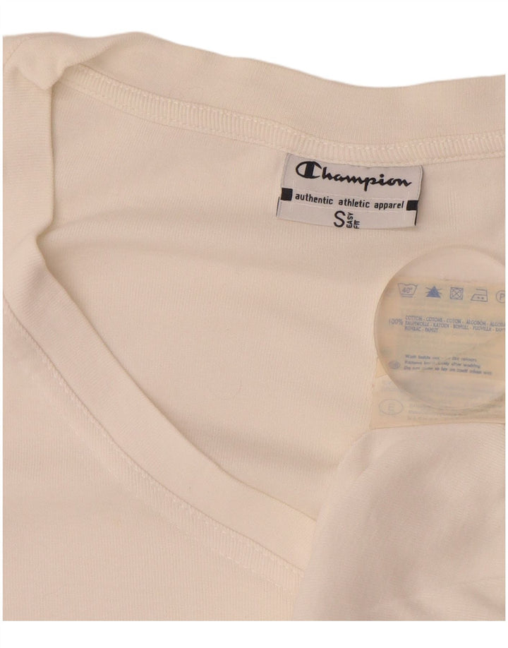 CHAMPION Débardeur Easy Fit pour femme UK 10 Petit coton blanc