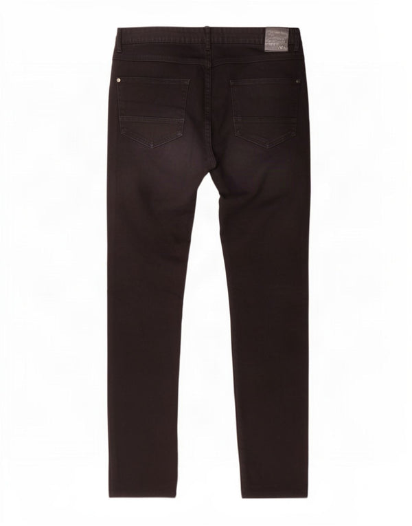 Zara Jean skinny pour homme EU 44 Large W34 L31 Noir Coton