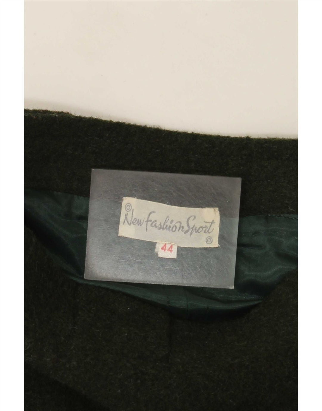vintage Femme Jupe A-Line IT 44 Moyen W28 Vert