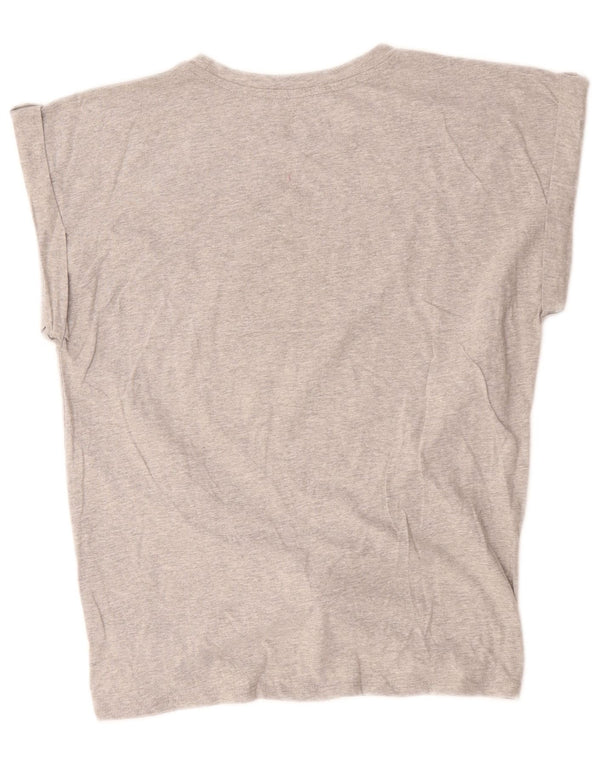Hard Rock Cafe Femmes Rome Graphic T-Shirt Top UK 18 XL Gris Coton