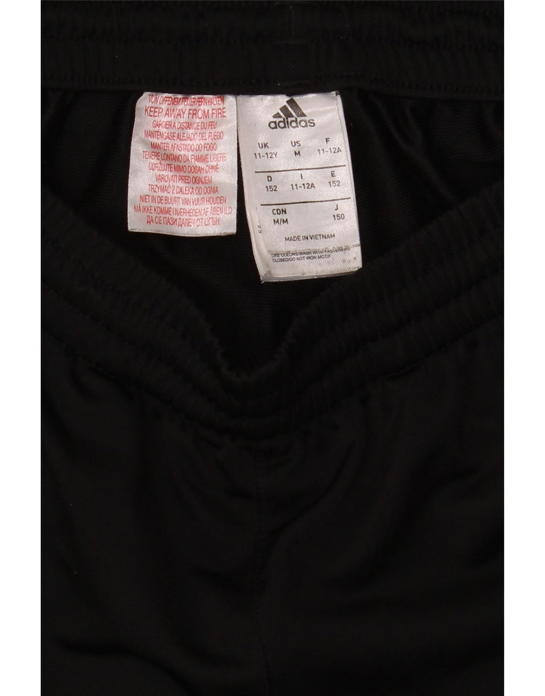 Adidas Pantalon de survêtement garçon 11-12 ans Noir Polyester