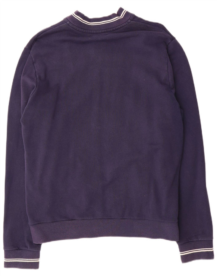 Fred Perry Veste de survêtement pour homme en coton bleu marine Taille L