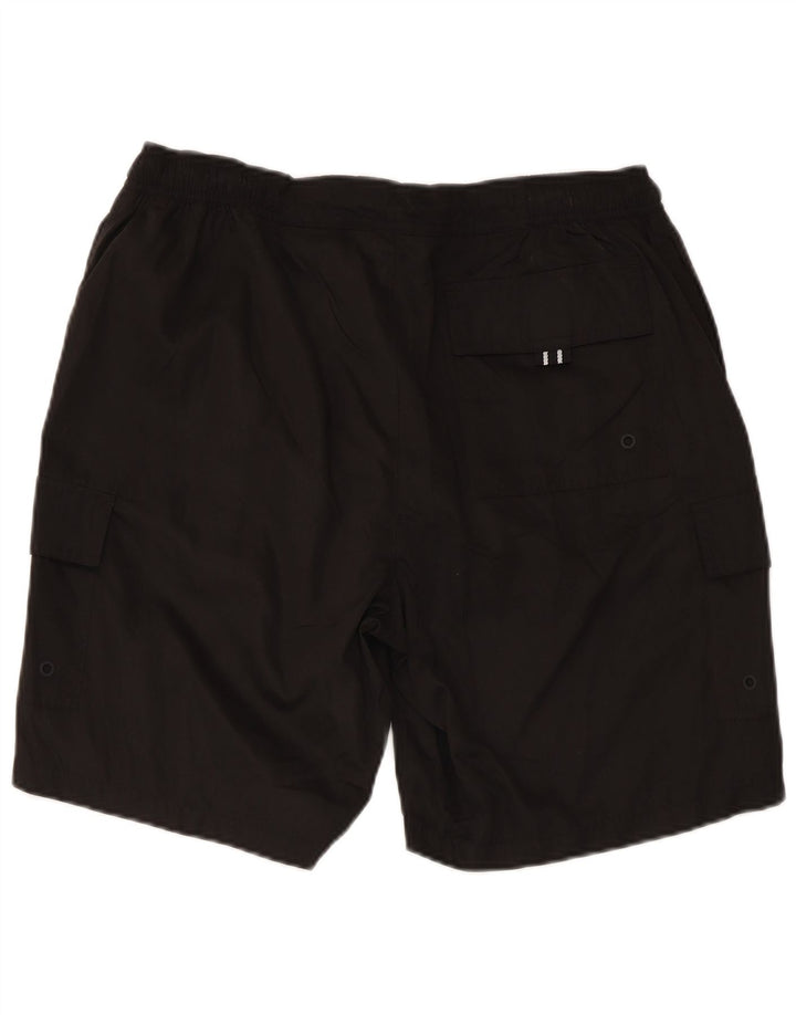 Marks & Spencer Short de Bain Cargo Homme Noir Moyen Polyester