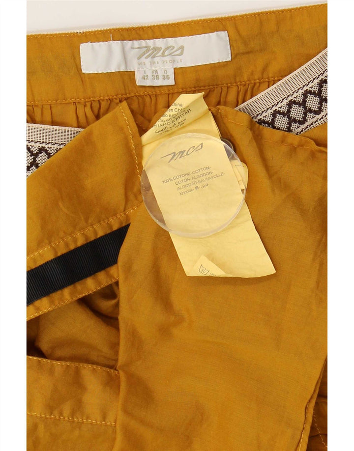 Marlboro Classics Womens Crop Cami Top EU 38 Coton géométrique jaune moyen