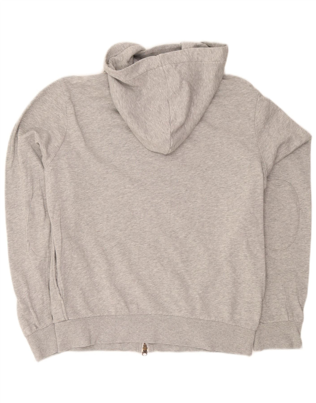 Sun68 Pull à capuche zippé pour homme XL en coton gris