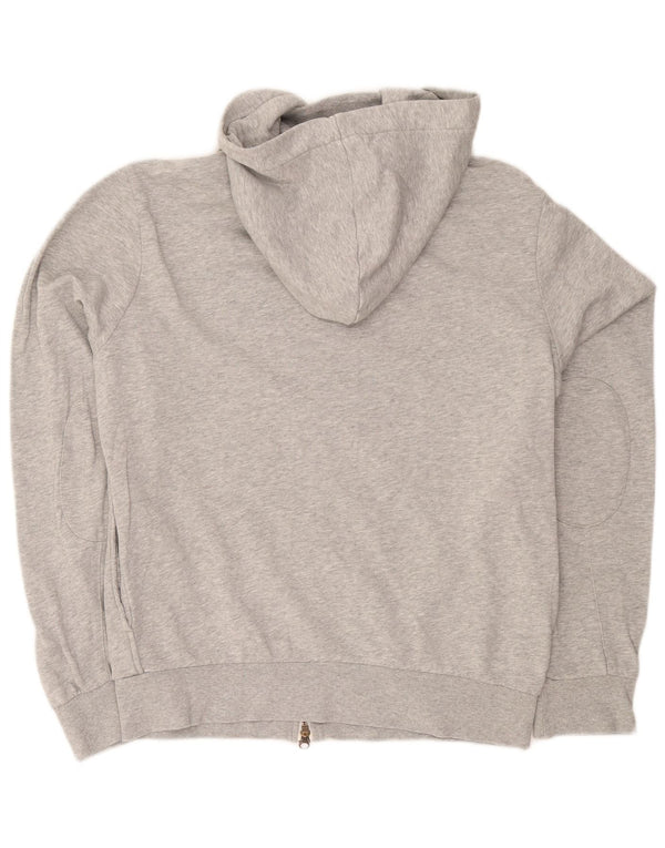 Sun68 Pull à capuche zippé pour homme XL en coton gris