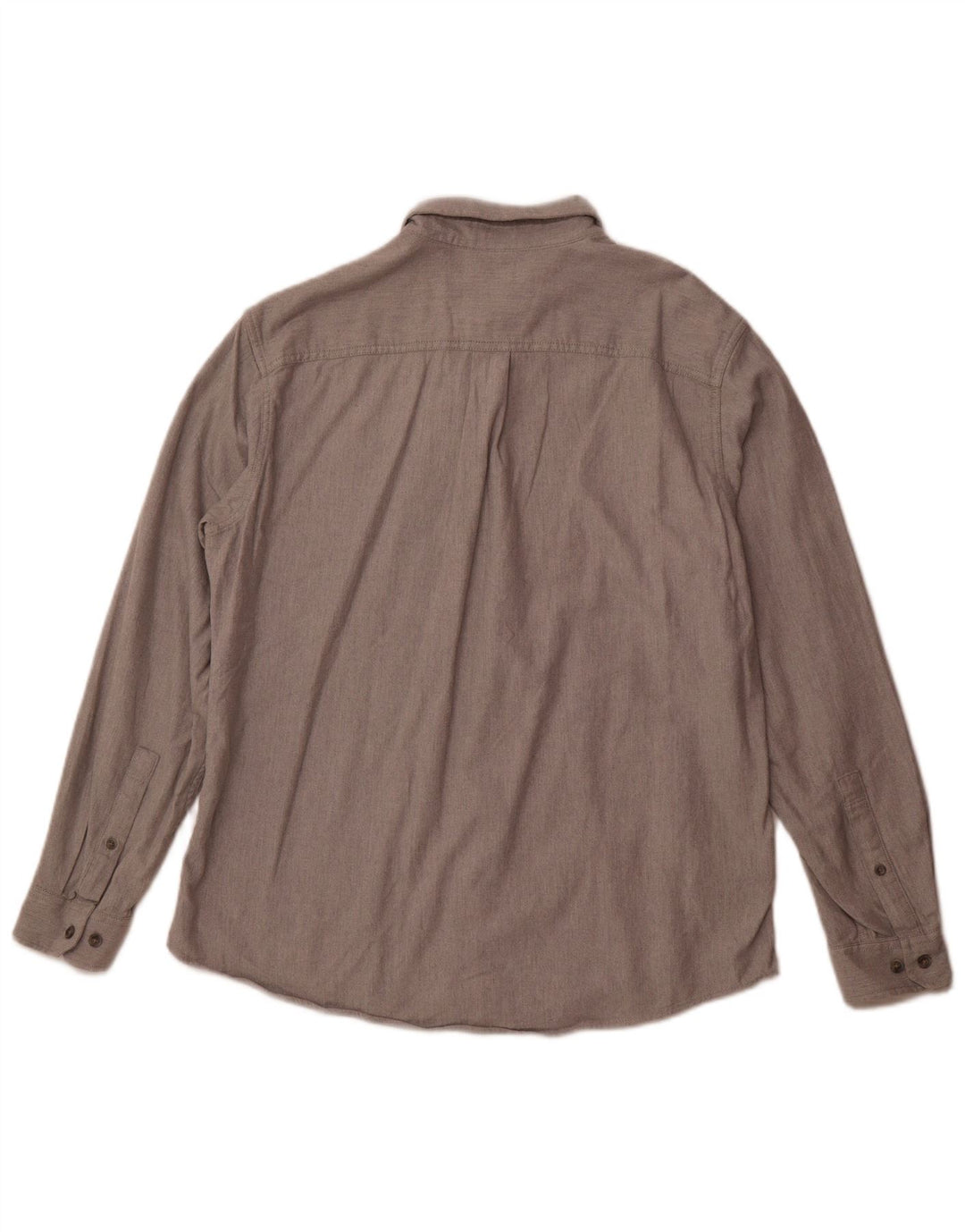 Eddie Bauer Chemise en flanelle coupe classique pour homme, grand coton gris