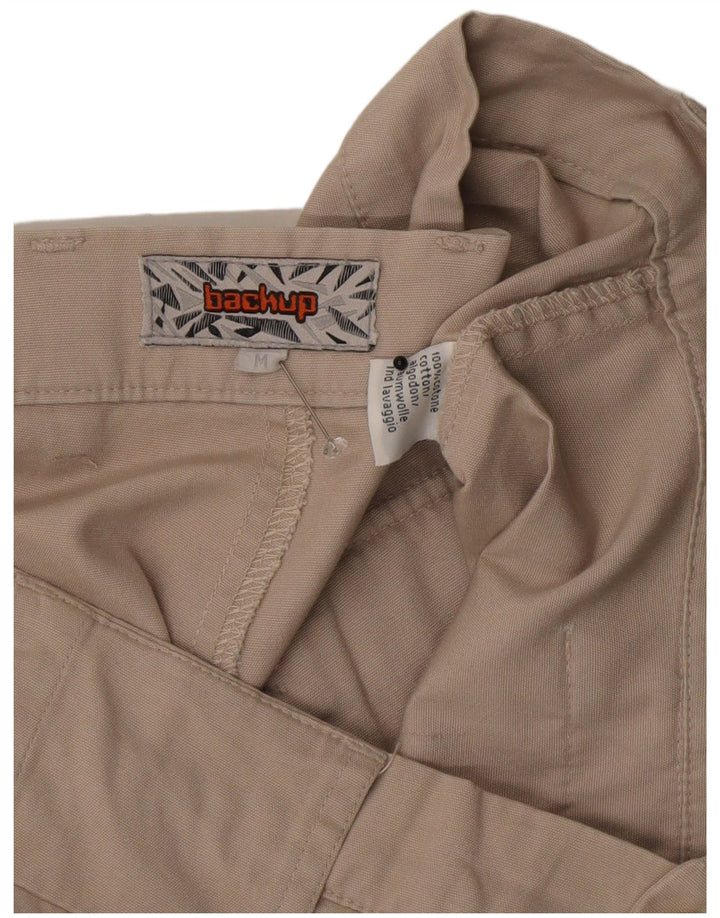 Short Cargo Vintage Homme Moyen W32 Coton Beige