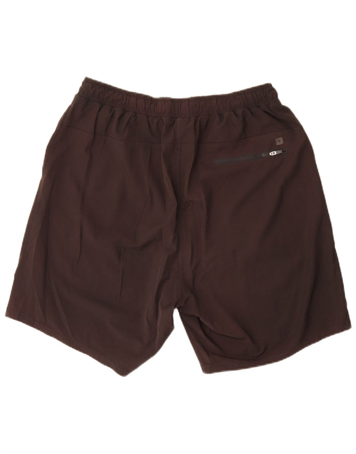 Mountain Warehouse Short de sport pour homme en polyester noir Taille L