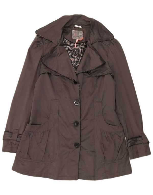 Lipsy Trench Femme UK 42 Gris Moyen Polyester