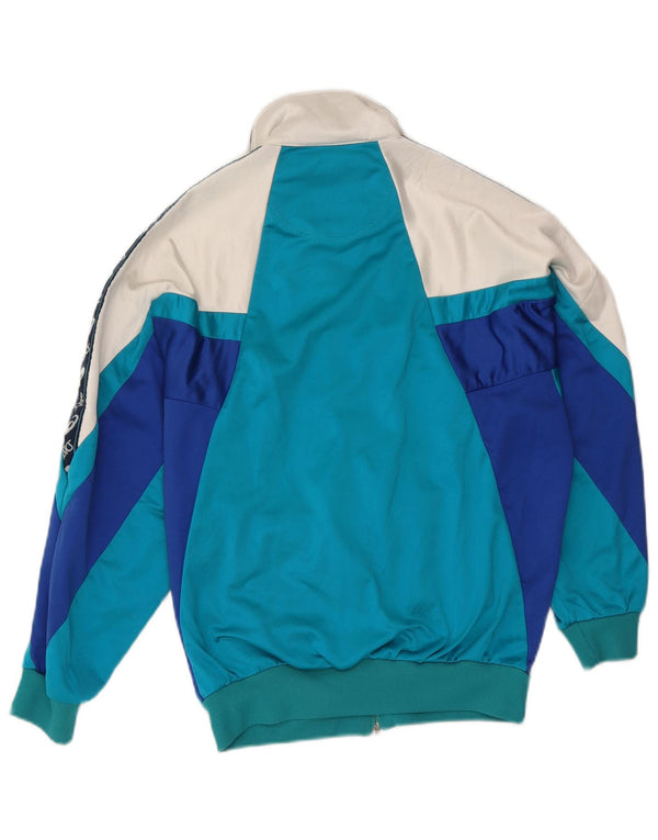 Asics Veste de Survêtement Graphique Homme IT 44 XS Bleu Colorblock