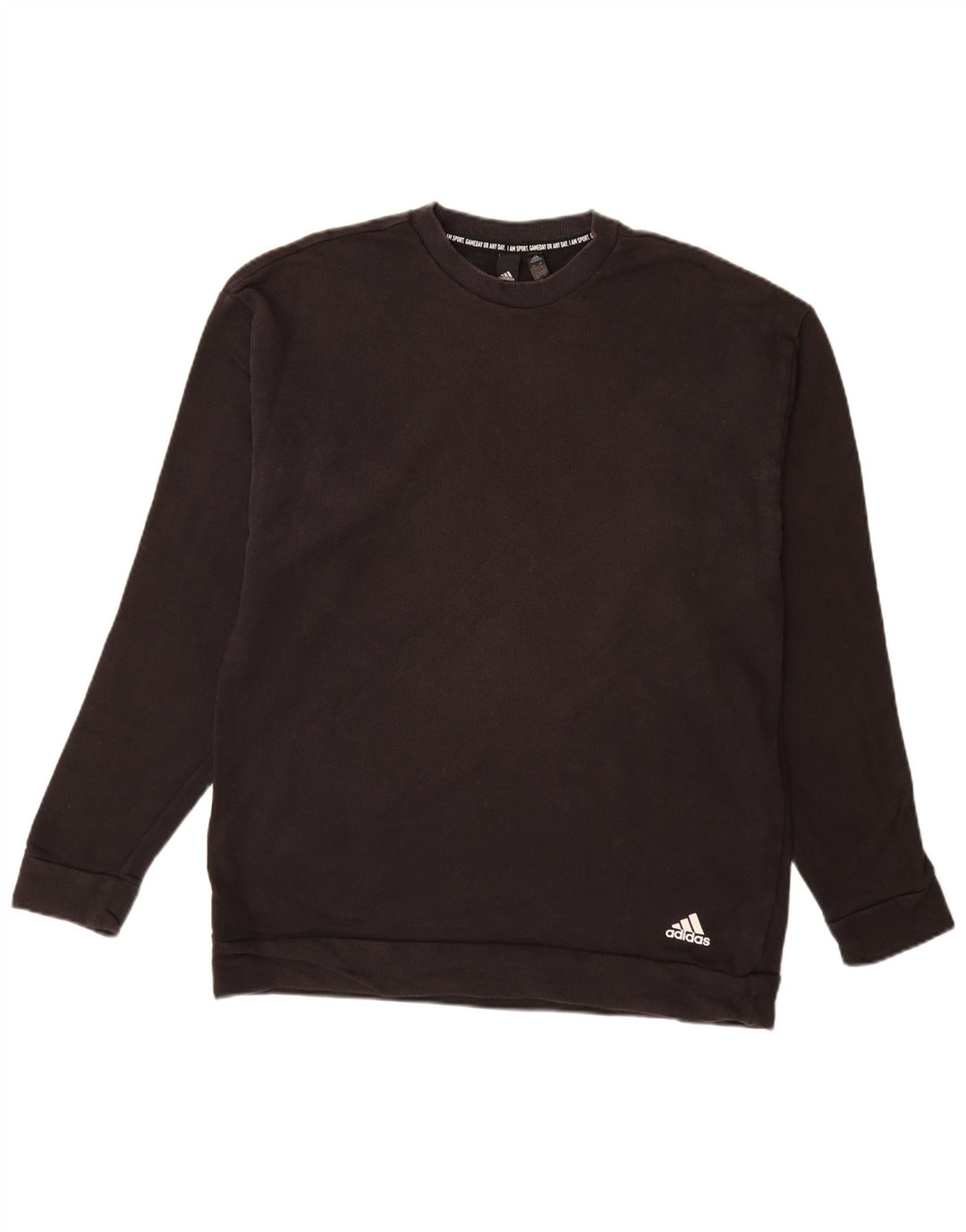 ADIDAS Sweat-shirt pour hommes Grand coton noir