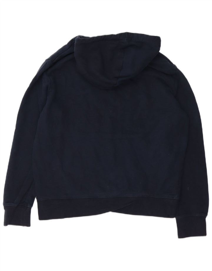 Marks & Spencer Pull à capuche pour femme en coton bleu marine moyen