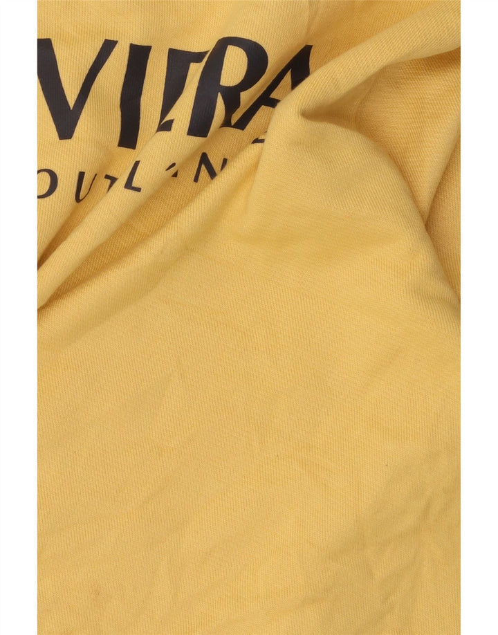 Jack & Jones Sweat-shirt graphique pour homme en coton jaune moyen