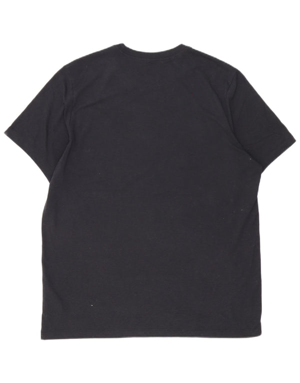 Nike Hommes Dri Fit Graphic T-Shirt Haut Large Noir Polyester