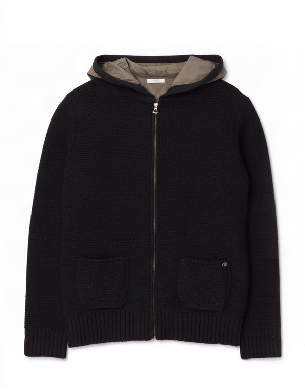 Liu Jo Cardigan à capuche pour homme 2XL Bleu marine Acrylique