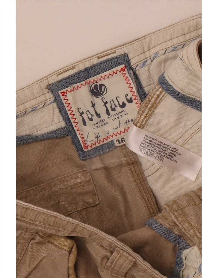 Fat Face Short Cargo Homme W36 Grand Coton Beige