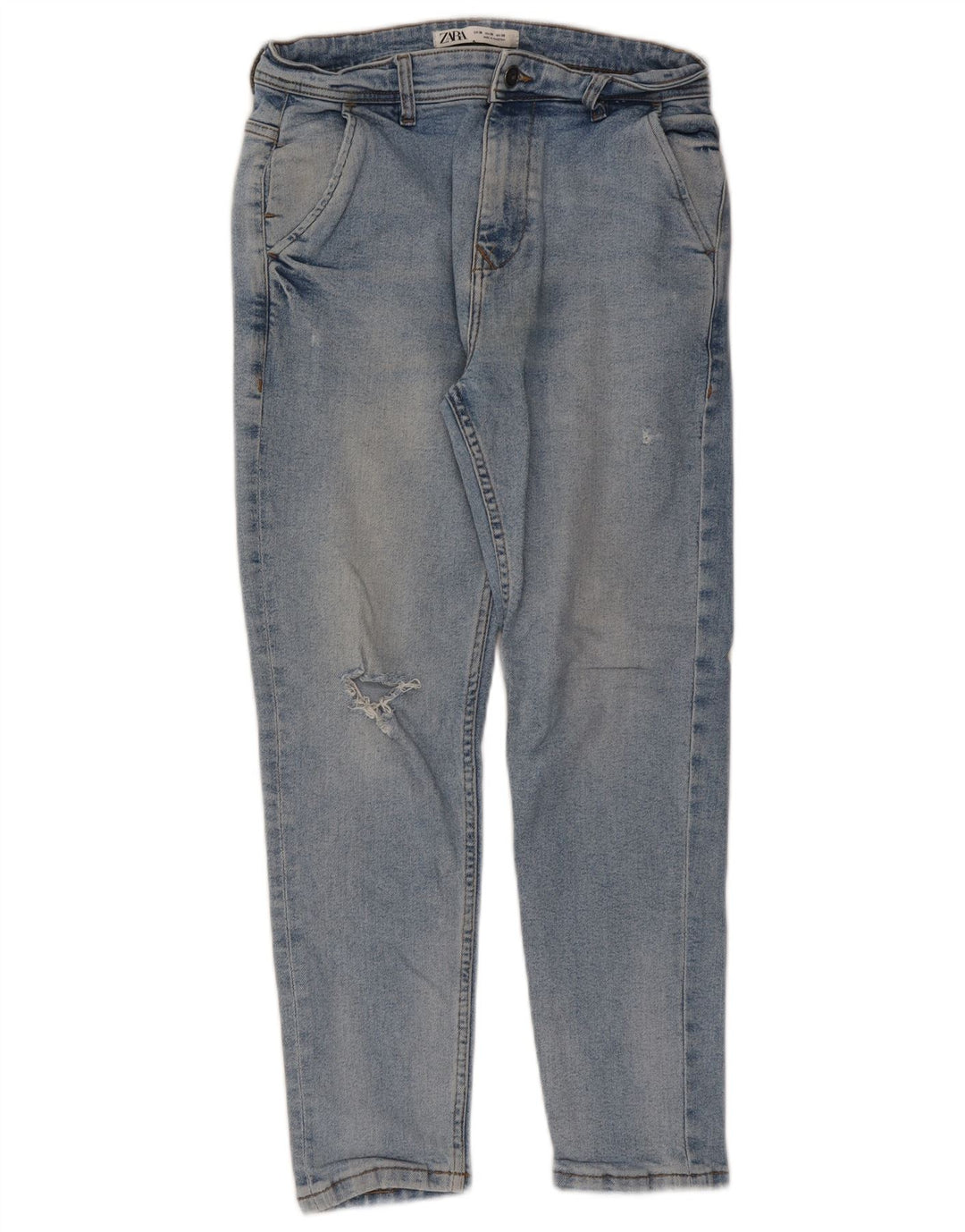 ZARA Jeans fuselés pour hommes EU 38 Small W30 L26 Bleu