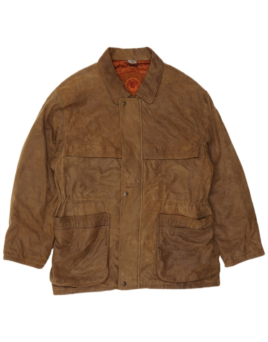 Veste en cuir homme Essebi IT 54 2XL cuir marron