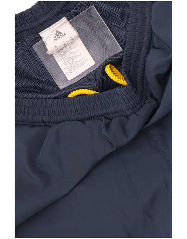 Adidas Short de sport pour homme en polyester color block bleu moyen