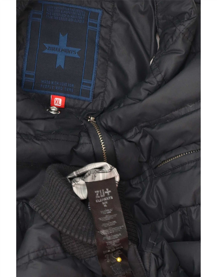 Zu Elements Veste matelassée pour homme UK 42 XL Bleu marine Polyester